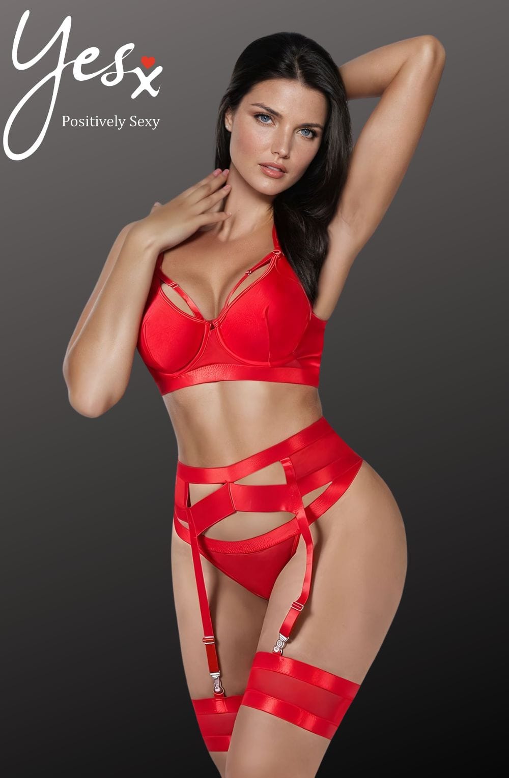 Yesx Yx870 Bondage Garter Bra Set 5 yesx yx870 bondage garter bra set - image 5