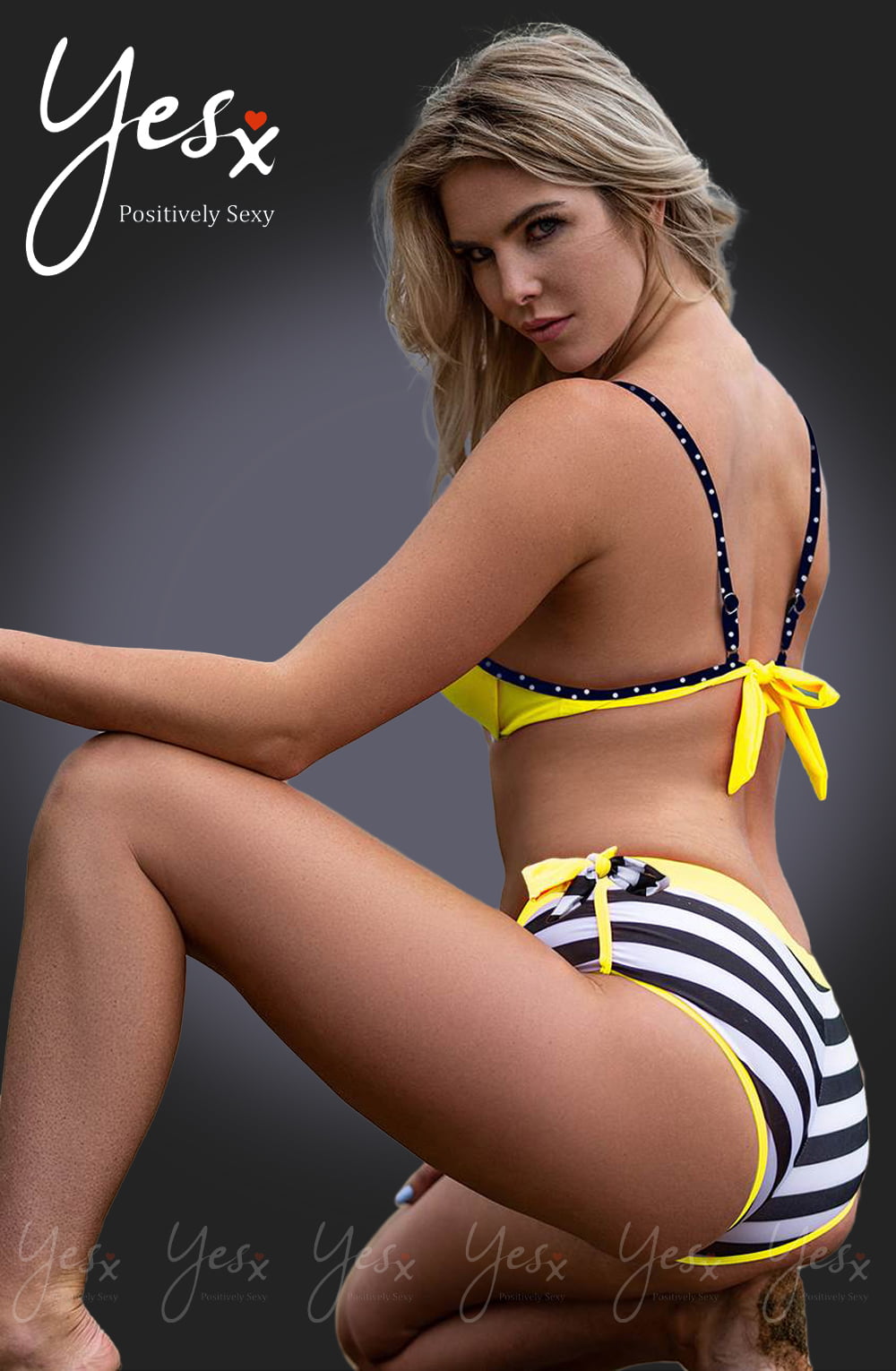 Yesx Yx963 Bikini 3 Piece Set Yellow 6 yesx yx963 bikini 3 piece set yellow - image 6