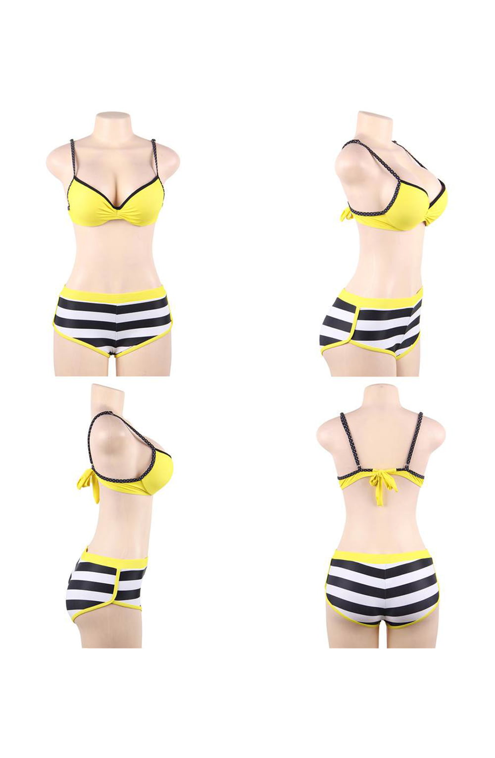 Yesx Yx963 Bikini 3 Piece Set Yellow 11 yesx yx963 bikini 3 piece set yellow - image 11
