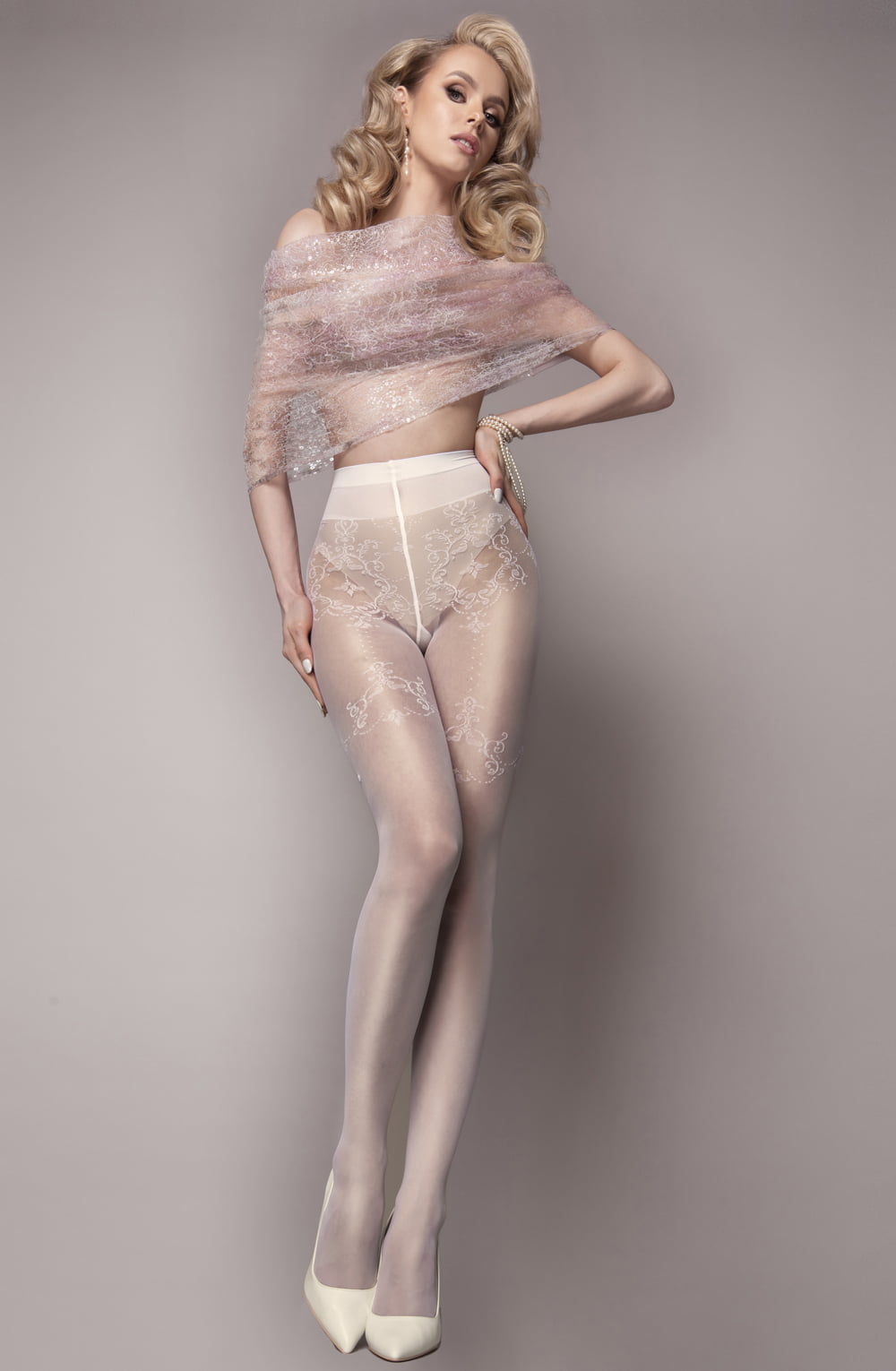 Ballerina 581 White Tights 8 ballerina 581 white tights - image 8