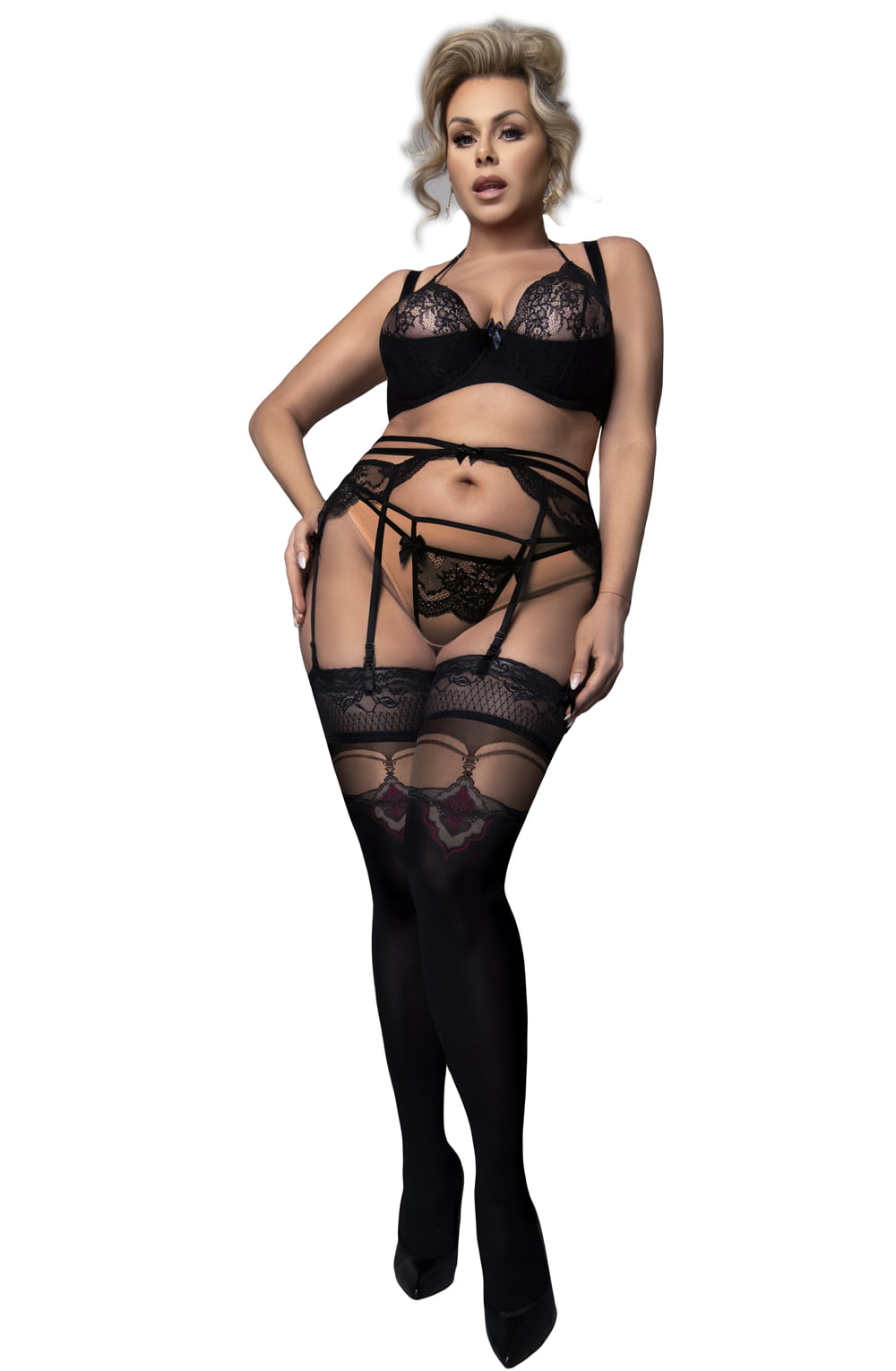 Ballerina 602 Black Hold Ups Plus 2 ballerina 602 black hold ups plus - image 2