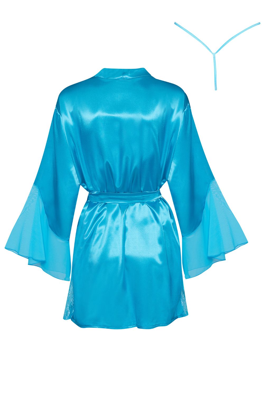 Beauty Night Marlene Peignoir Turquoise 2 beauty night marlene peignoir turquoise - image 2