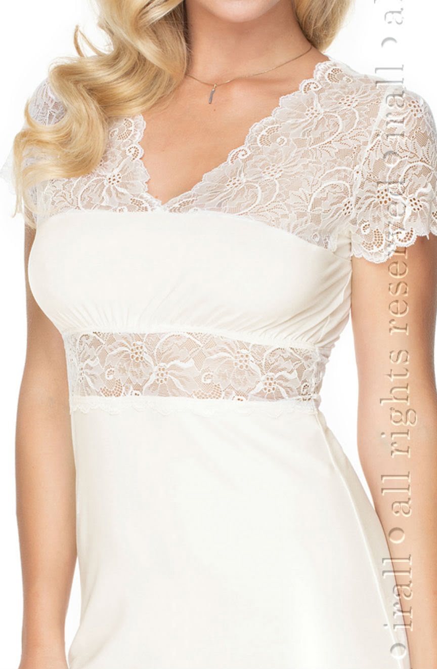 Irall Cameron Nightdress Cream 2Xl-5Xl 3 irall cameron nightdress cream 2xl-5xl - image 3