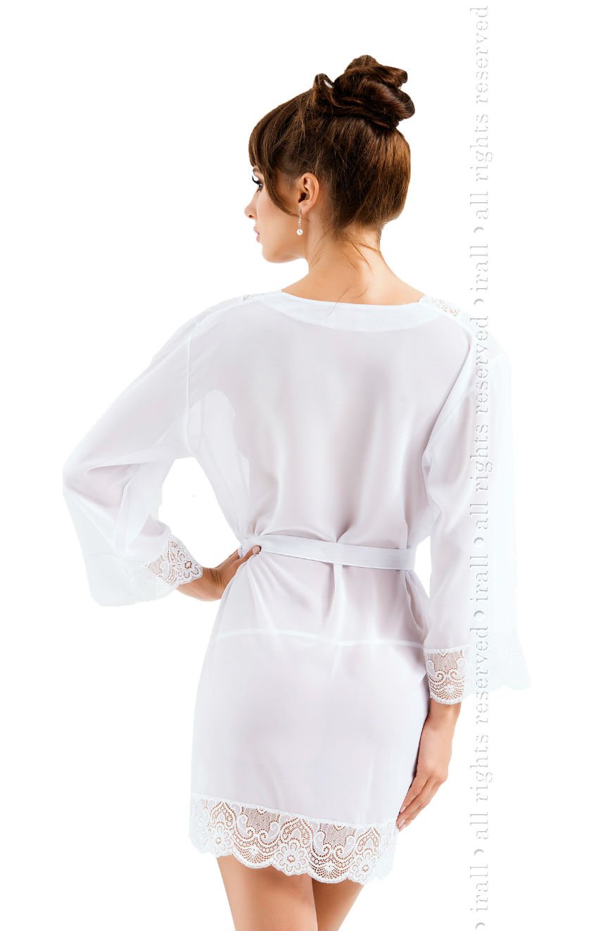 Irall Cassidy Dressing Gown White 4 irall cassidy dressing gown white - image 4