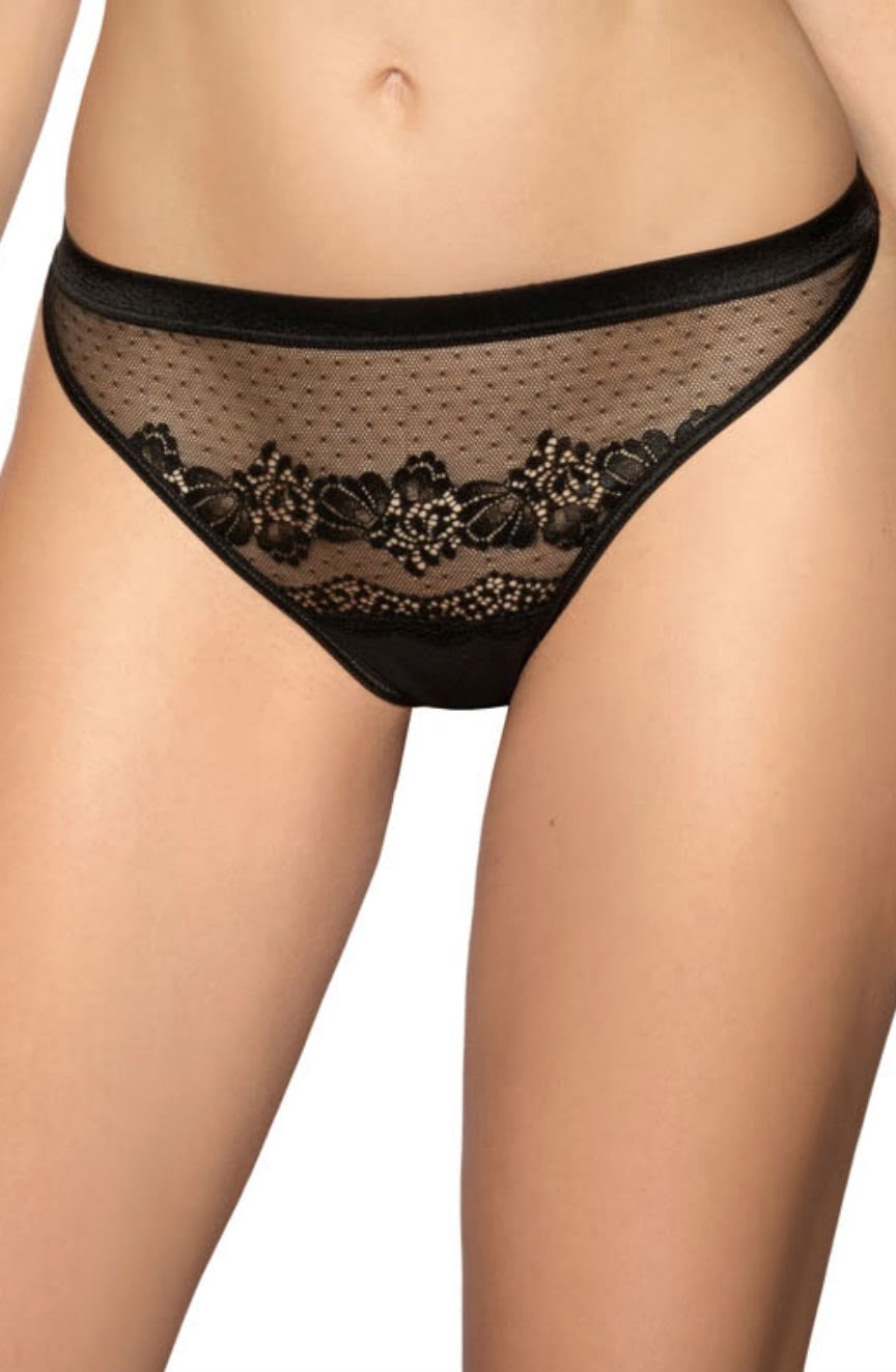 Roza Ellba Black Thong 1 roza ellba black thong
