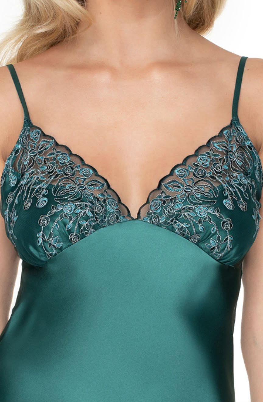 Irall Emerald Ii Nightdress Dark Green 3 irall emerald ii nightdress dark green - image 3