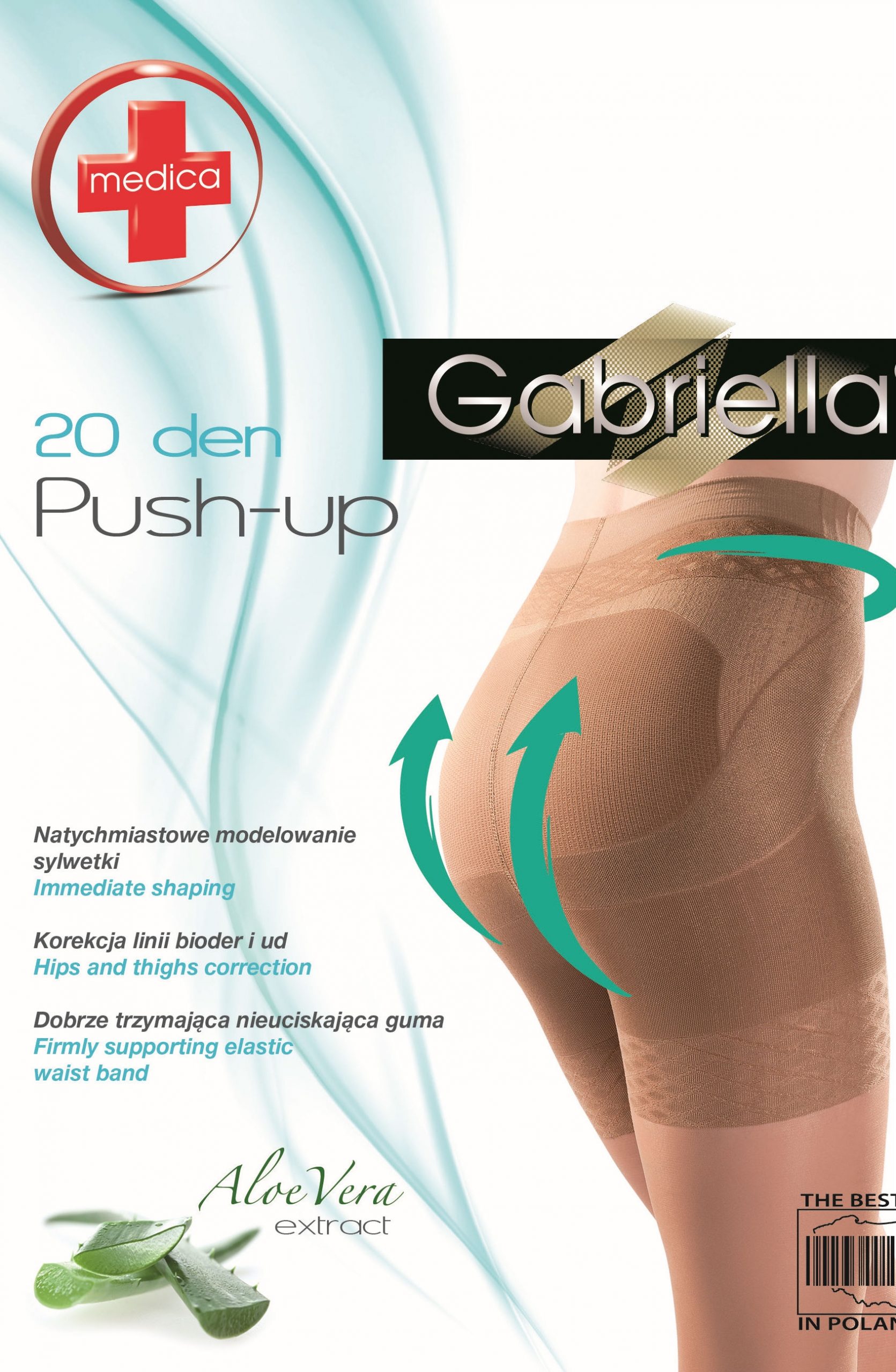 Gabriella Classic Push Up 127 Tights Black 1 gabriella classic push up 127 tights black