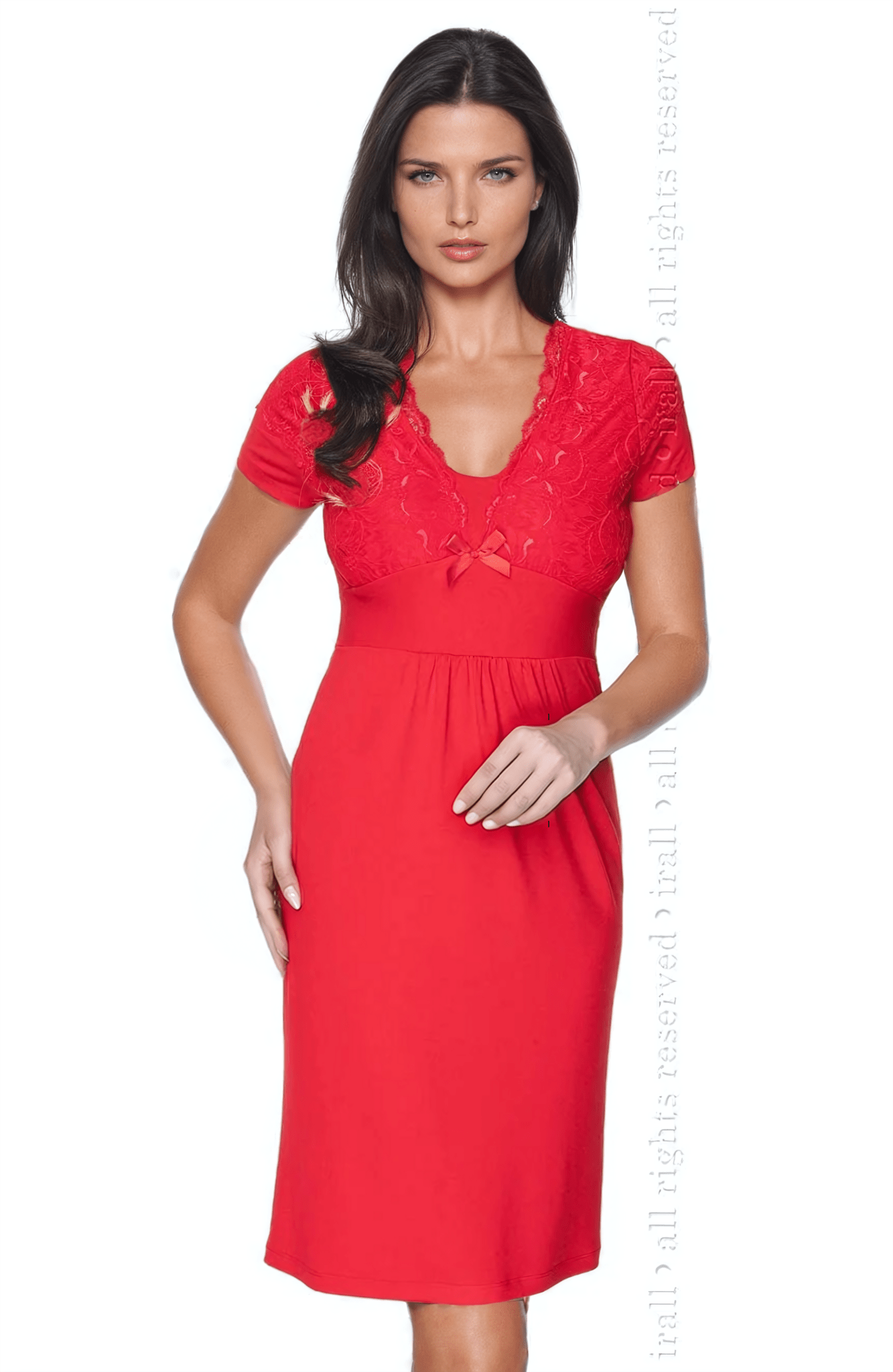 Irall Gia Red Nightdress 1 irall gia red nightdress