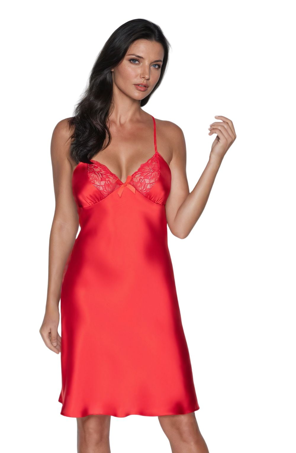 Irall Remi Nightdress Hot Red 1 irall remi nightdress hot red