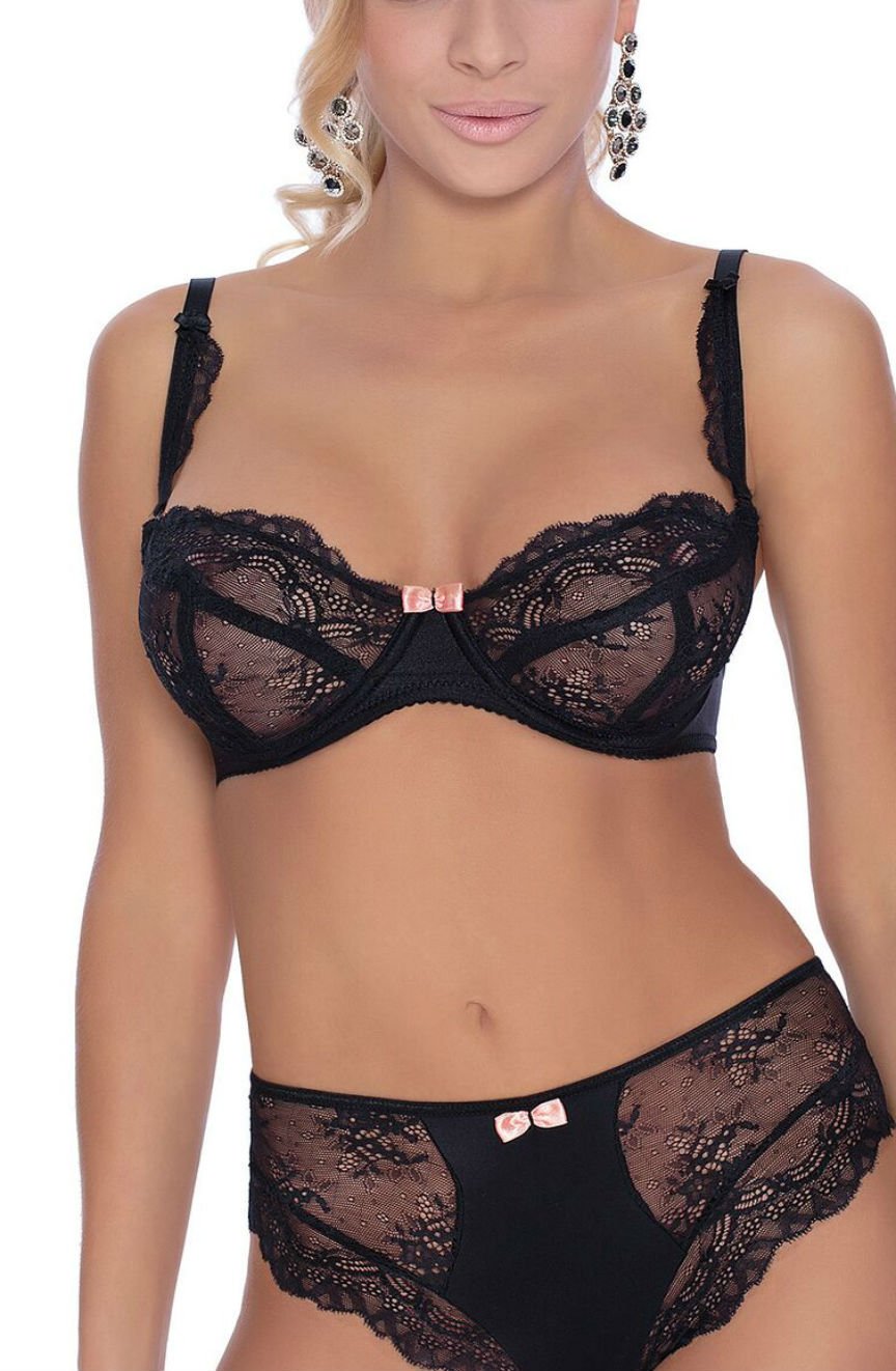 Roza Ambre Soft Cup Bra Black 2 roza ambre soft cup bra black - image 2