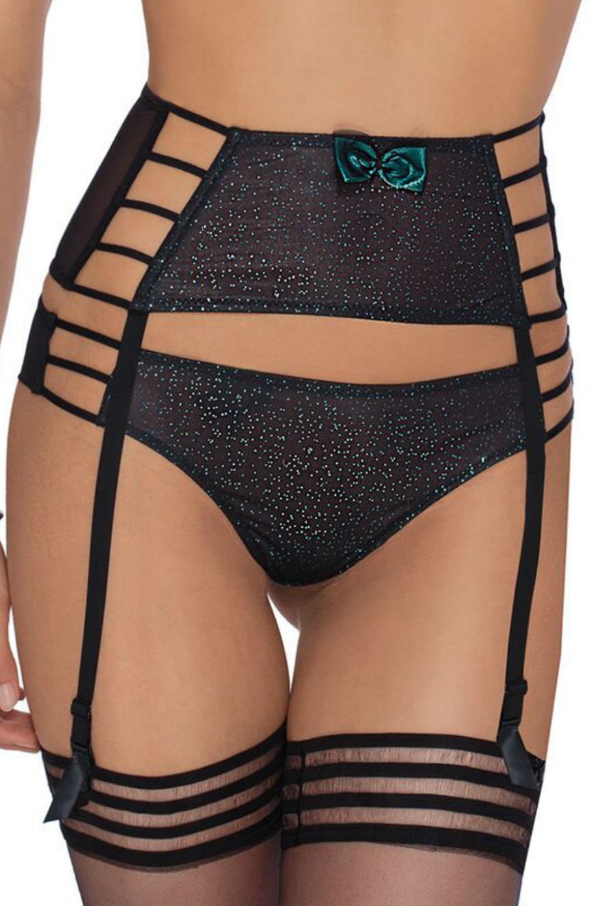 Roza Ilaris Thong Black 1 roza ilaris thong black