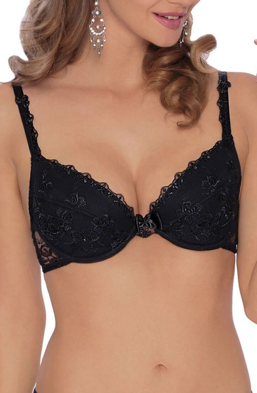 Roza Kalisi Push Up Bra Black 2 roza kalisi push up bra black - image 2