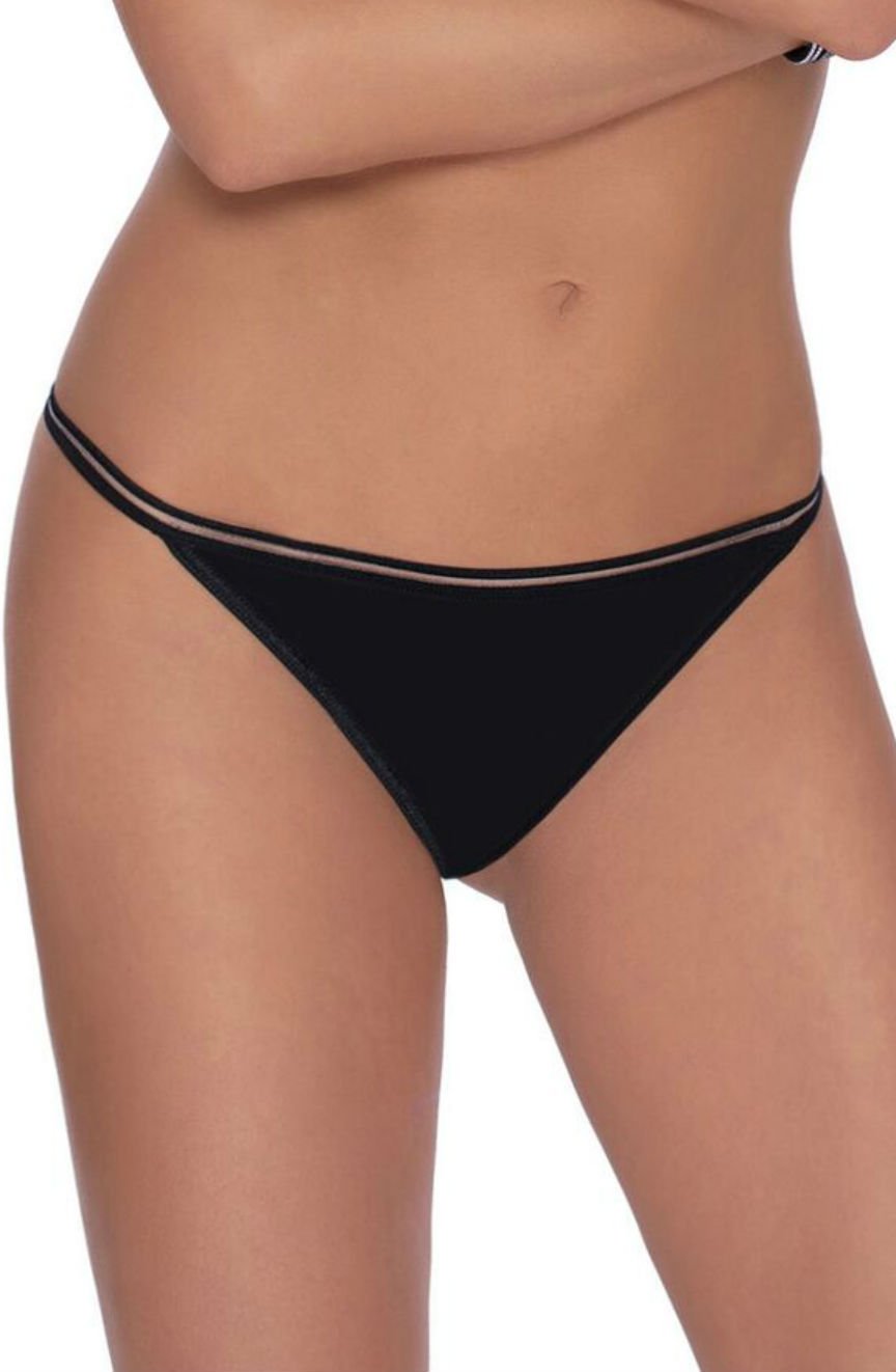 Roza Lea Thong Black 1 roza lea thong black