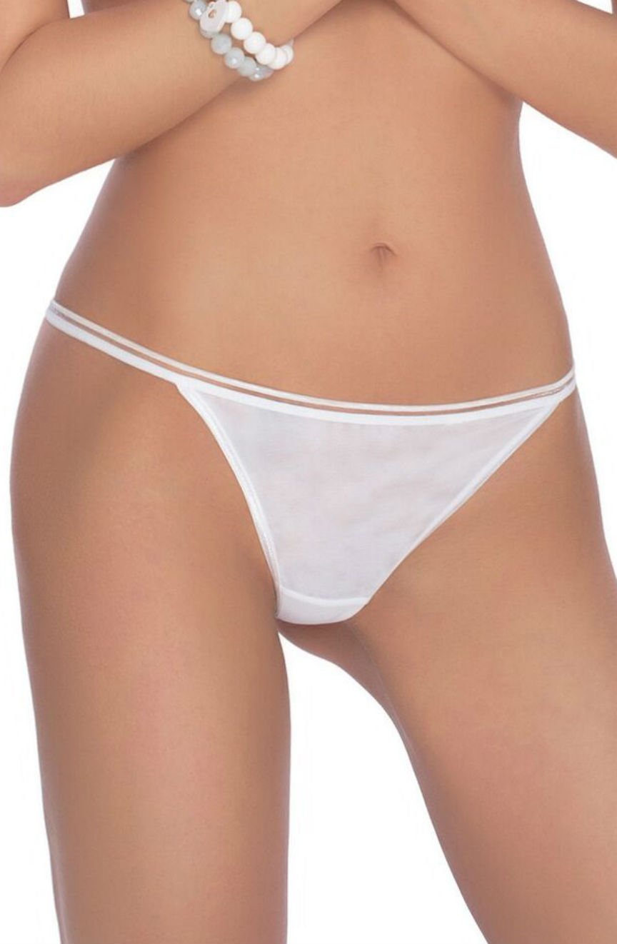 Roza Lea Thong White 1 roza lea thong white