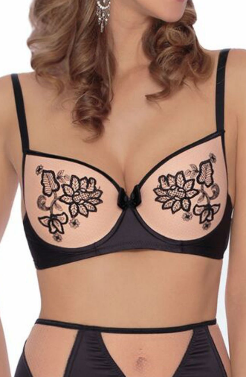 Roza Mehendi Push Up Bra Black 2 roza mehendi push up bra black - image 2