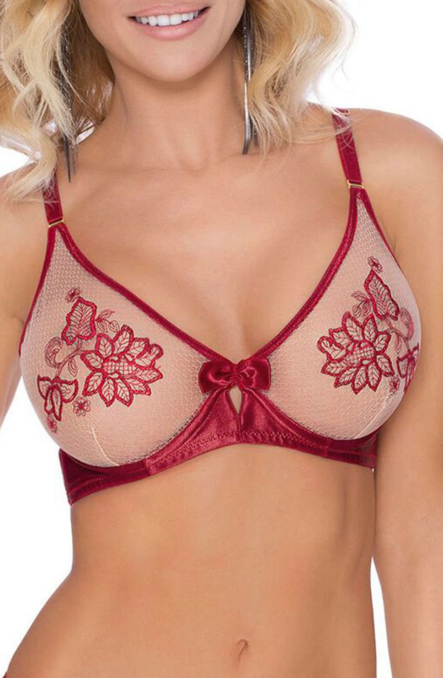 Roza Mehendi Soft Cup Bra Claret 1 roza mehendi soft cup bra claret