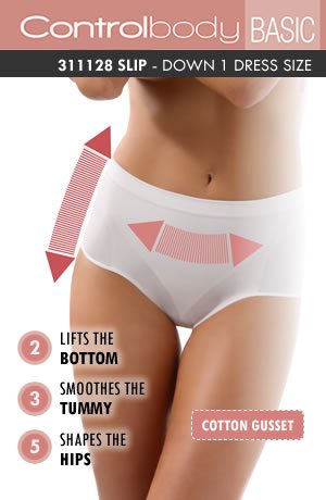 Control Body 311128 Shaping Brief Bianco 5 control body 311128 shaping brief bianco - image 5