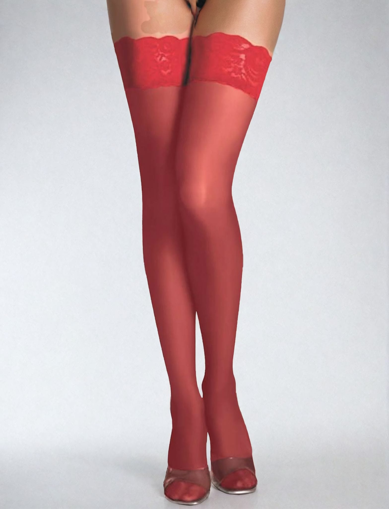 Yesx Yx862 Floral Lace Hold Ups 3 yesx yx862 floral lace hold ups - image 3