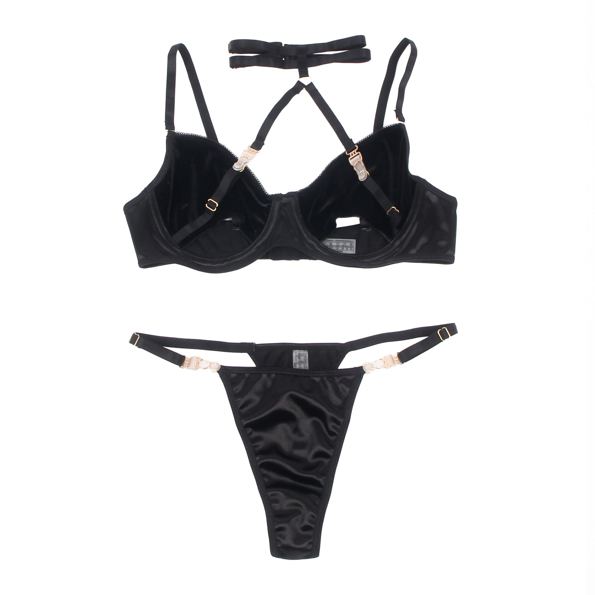 Yesx Yx871 Hollow Cut Halter Bra Set 13 yesx yx871 hollow cut halter bra set - image 13